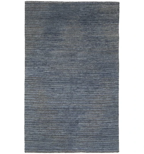 Blue Abstract 5X8 Modern Oriental Rug