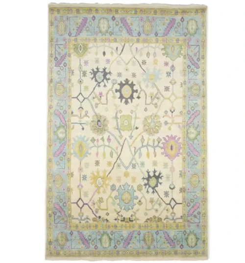 Colorfast Floral 9X15 Oushak Chobi Oriental Rug