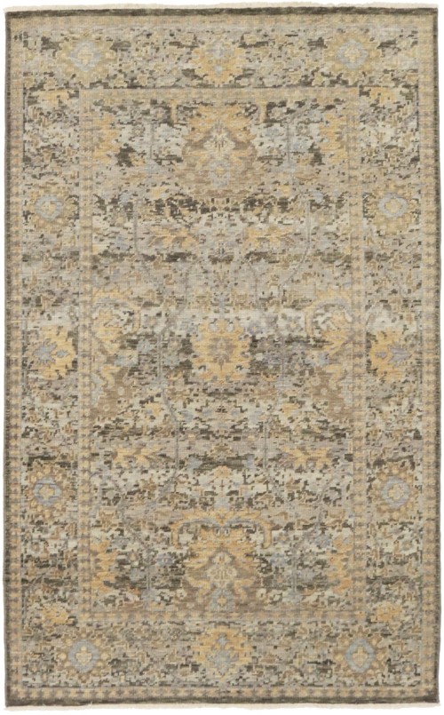 Multicolored Floral Transitional 5X8 Oriental Rug
