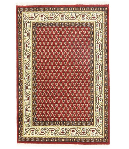 Red Floral 4X6 Indo Botemir Oriental Rug