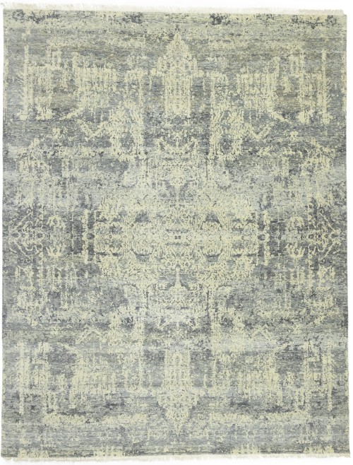 Multicolored Abstract 8X10 Distressed Modern Oriental Rug