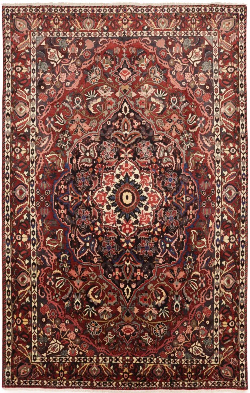 Maroon Red 7X10 Floral Design Vintage Traditional Oriental Persian Rug