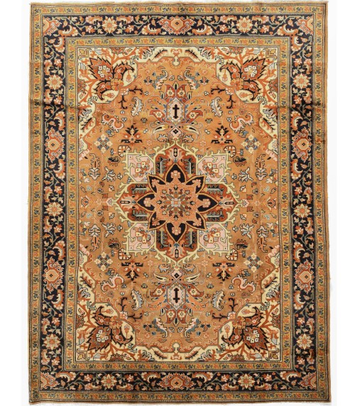 Vintage Floral Traditional 8X11 Heriz Persian Rug
