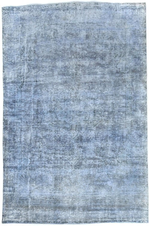Antique Overdyed Traditional 6'4X9'7 Distressed Vintage Oriental Rug
