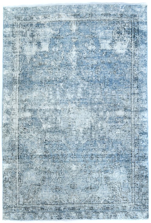 Antique Overdyed Traditional 6X9 Distressed Vintage Oriental Rug