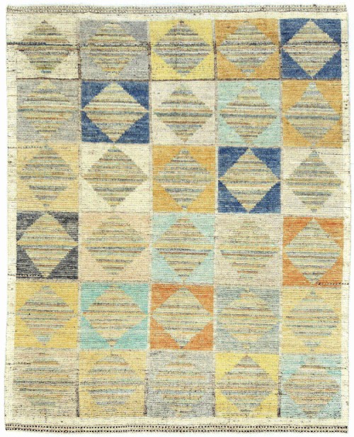 Multicolored Tribal Modern 8X10 Moroccan Style Oriental Rug