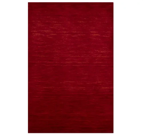 Maroon Red Solid Gabbeh Modern Rug in All Size
