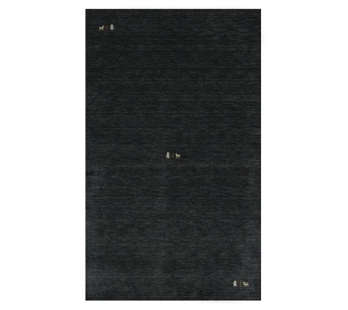 Charcoal Tribal 5X8 Gabbeh Modern Rug